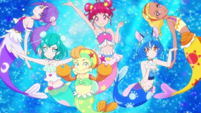 人魚に変身 海の星でスイスイ泳ごう スター トゥインクルプリキュア お気に入りアニメレビュー